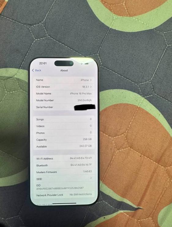 iPhone 16 Pro Max เจ้าของมือเดียว 2