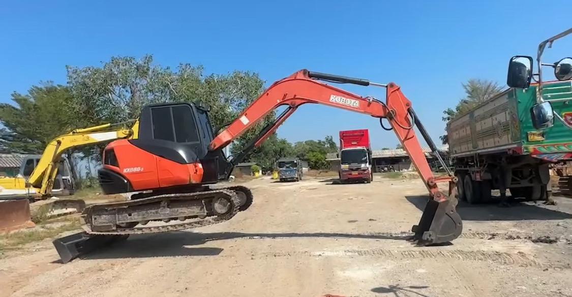 Kubota KX080-3 สภาพนางฟ้า 2