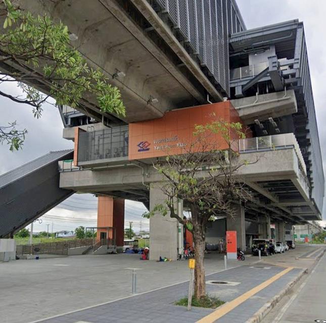 ขายที่ดินพร้อมแบบสร้างคอนโด 12-3-48 ไร่ ติดถนนรามคำแหง ห่างรถไฟฟ้าสถานี แยกร่มเกล้า 150 เมตร แขวงแสนแสบ เขตมีนบุรี กรุงเทพๆ 8