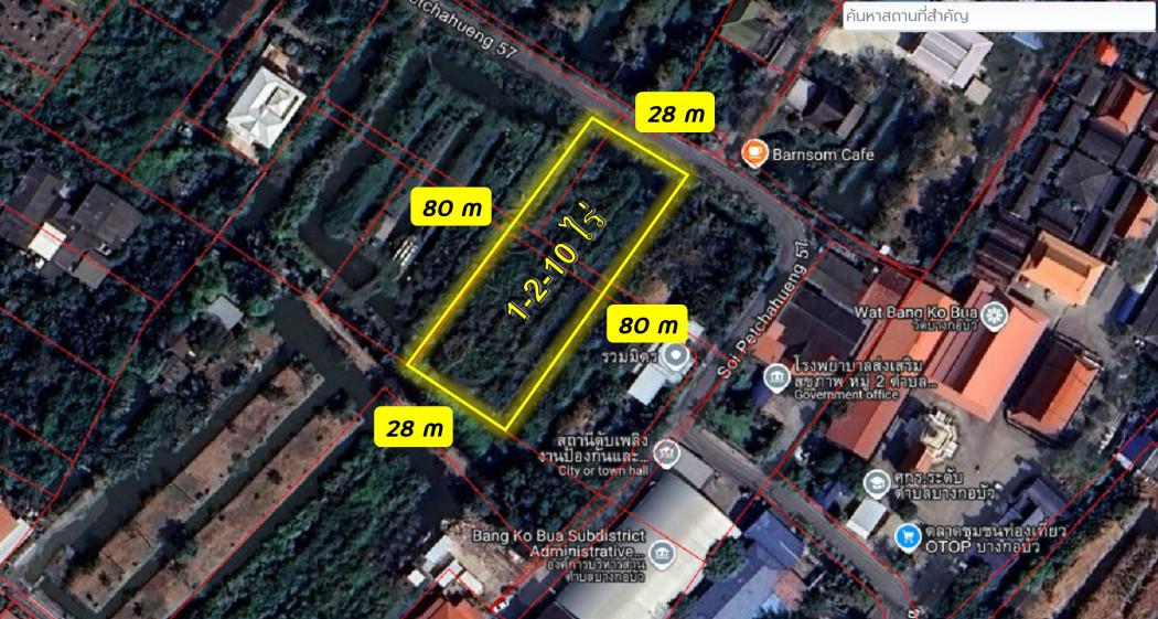 ขาย ที่ดินเปล่า ถนนเพชรหึงษ์ 57 ขนาด 1-2-10 ไร่ เหมาทำร้านค้าและที่อยู่อาศัย 6