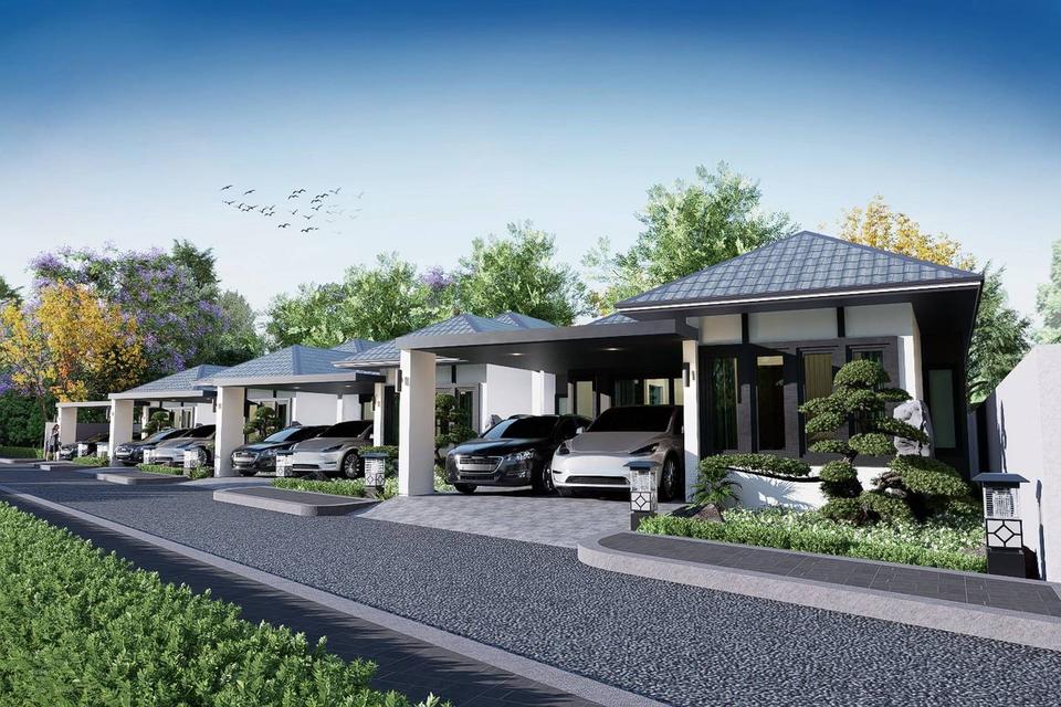 บ้านเดี่ยวชั้นเดียว สร้างใหม่ 3ห้องนอน 2 ห้องน้ำ ขนาด 46.0 ตารางวา ราคา 2,990,000.00 บาท  3