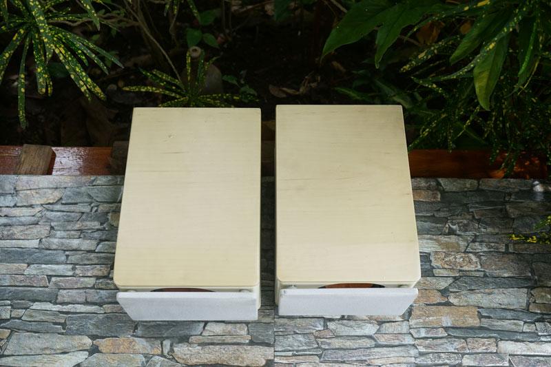 ลำโพง JVC-SP-EXS1-M กรวยไม้ (ตู้ขาว) -เล็กพริกขี้หนู