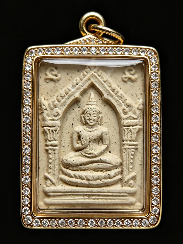 พระผงประทานพร พิมพ์เล็ก หลวงพ่อเกษม เขมโก