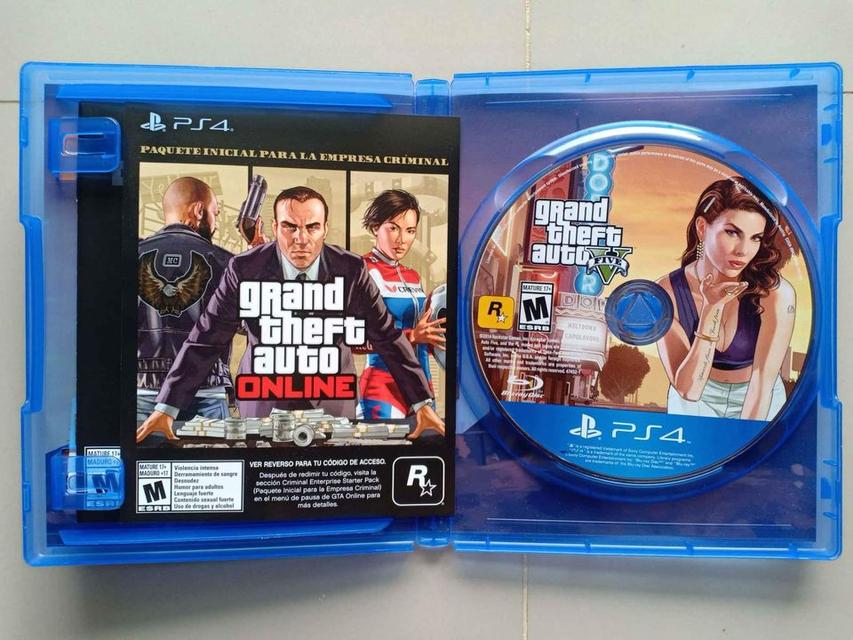 แผ่นเกมส์ PS4 GTA V 1