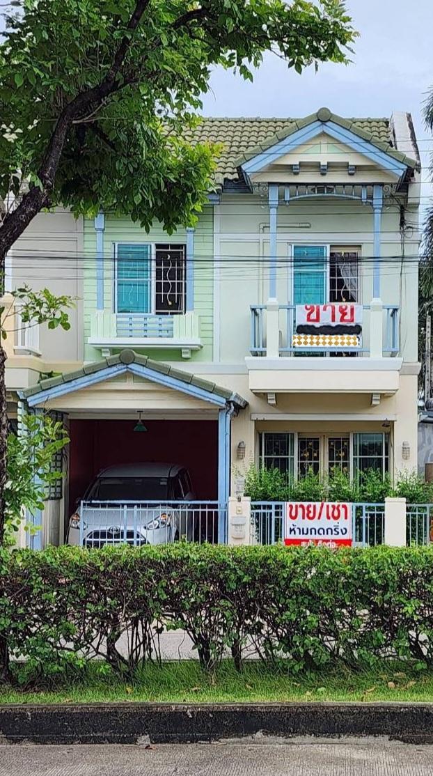 ทาวน์เฮาส์ห้องริม 24 ตรว The villa ท่าอิฐ 1