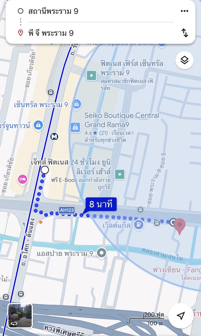 เช่าคอนโดแถวพระราม9 คอนโดพีจี พระราม9 15