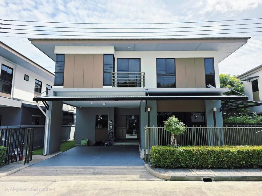ปล่อยเช่าบ้านเดี่ยวพร้อมเข้าอยู่ หมู่บ้านลุมพินี สวนหลวง ร.9 