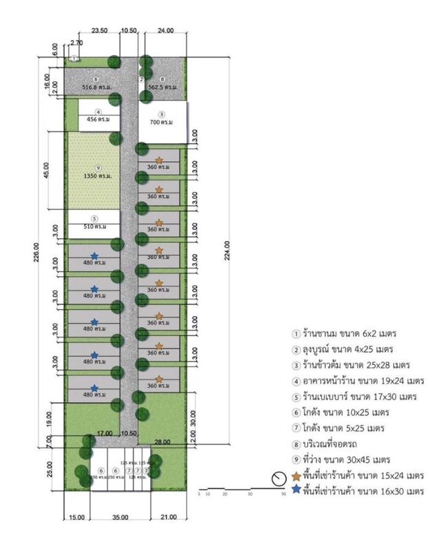 ให้เช่า อาคาร โกดัง คลังสินค้า พื้นที่ให้เช่า ที่ดินเปล่า ติดบิ๊กซี สมุทรสงคราม 12