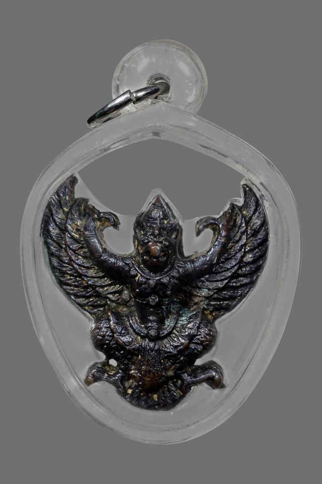 ครุฑเนื้อตะกั่วอาบทองแดง หลวงพ่อเส็ง ปี2522 