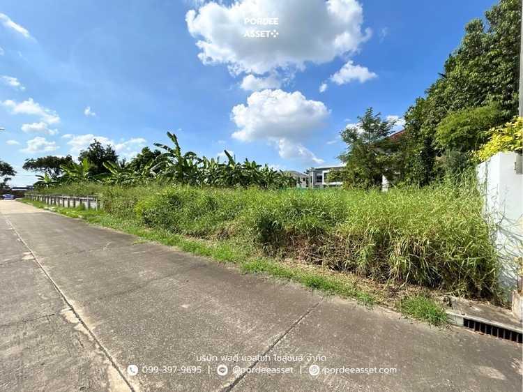 ที่ดินจัดสรรถมแล้ว 85 ตร.ว. ม.ชวนชื่นกอล์ฟ อเวนิว กรุงเทพฯ-ปทุมธานี ติดสนามกอล์ฟ Flora Ville Golf & Country Club ใกล้แยกบางคูวัด โรบินสันศรีสมาน 3