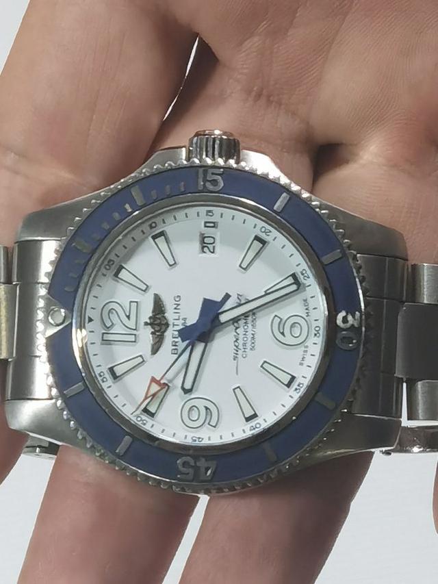 ขาย นาฬิกา watch Breitling Superocean 42 mm White Dial ราคาดี 3