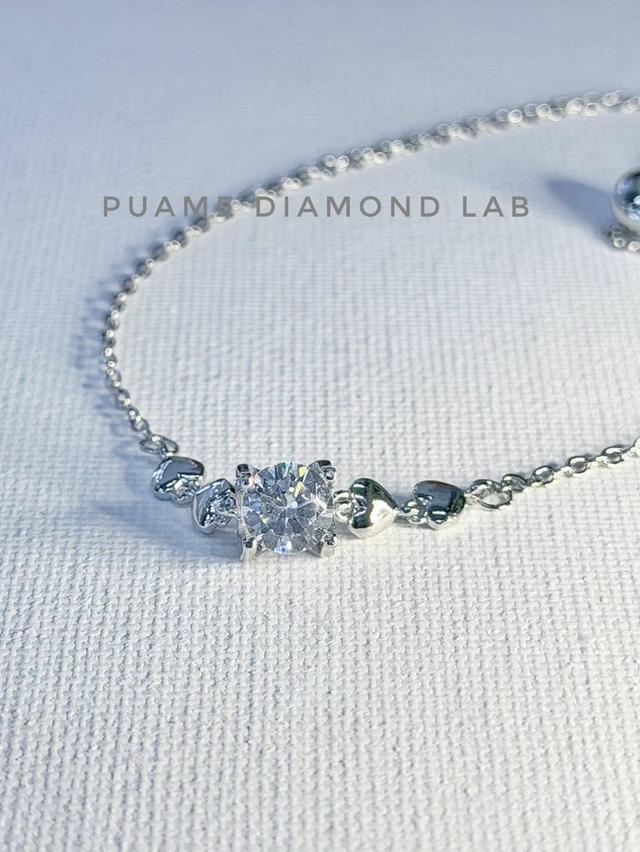 สร้อยคอเพชร ดีไซน์สวยทันสมัย ราคามิตรภาพ พร้อมใบรับประกันสินค้าที่ปุอามี่ Diamond Lab Rama2(095-8894732)