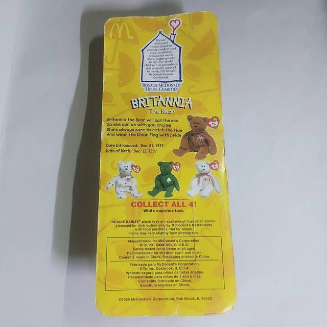 ตุ๊กตาหมี แมคโดนัล McDonalds 1997 vintage Ty Beanie Babies รูปที่ 7