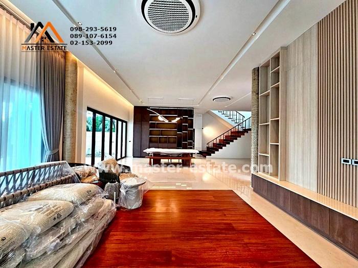 ม.ปัญญาอินทรา P.1 บ้านใหม่มือ 1 ขนาดใหญ่ แปลงมุม แต่งครบพร้อมอยู่ ทรงคุณค่า เนื้อที่ไร่กว่า วัสดุพรีเมี่ยม โครงสร้างแข็งแรง พื้นที่ใช้สอย 1,734.50ตรม. 2