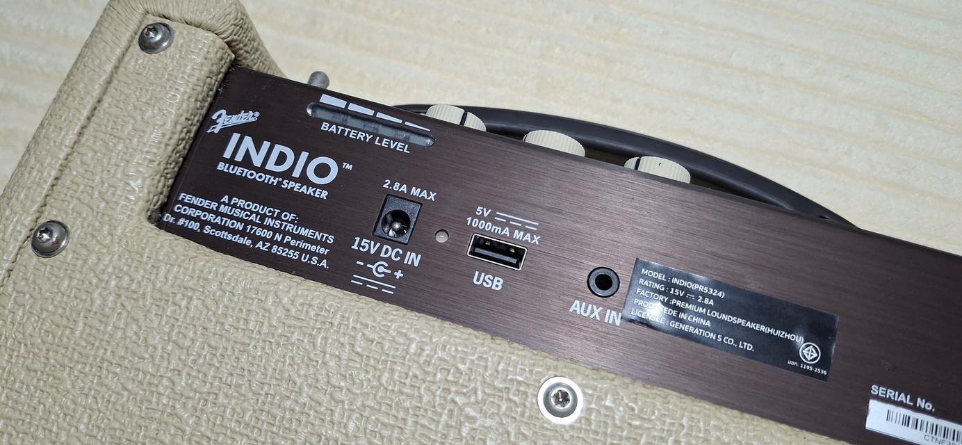 Fender Indio Bluetooth Speaker  7