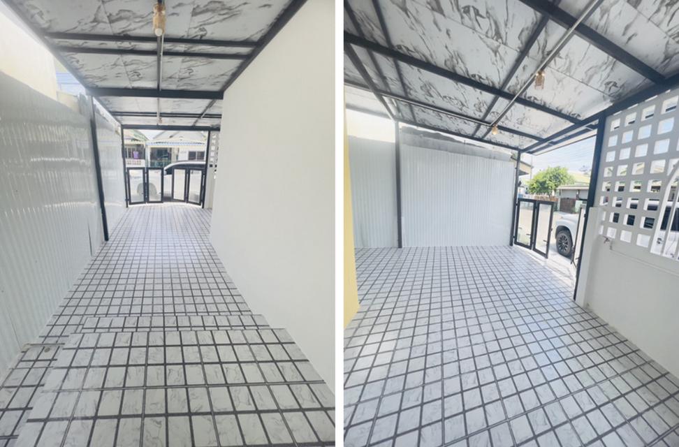 หมู่บ้านอมรทรัพย์ เลียบวารี (คู้ขวา) เขตหนองจอก บ้านเดี่ยวชั้นเดียว 21 ตารางวา 2 ห้องนอน รีโนเวทใหม่ 4