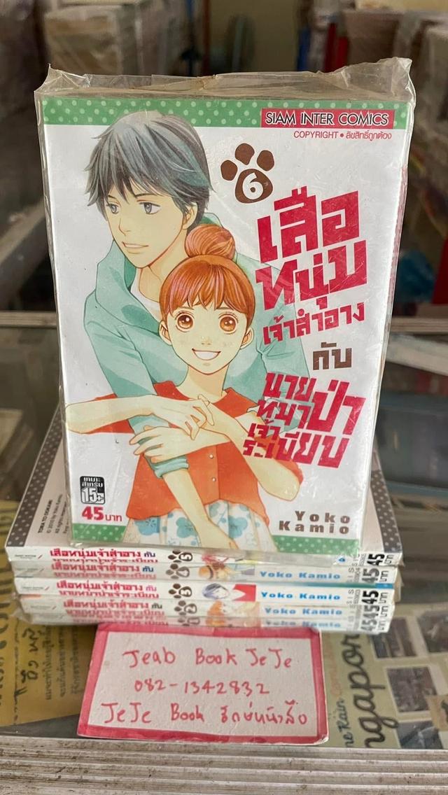 หนังสือการ์ตูน เสือหนุ่มเจ้าสำอาง กับ นายหมาป่าเจ้าระเบียบ 1-6 จบ