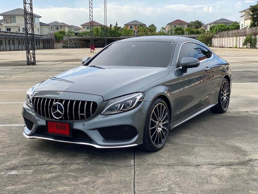 Benz C250 Coupe’ AMG Dynamic ปี 2018 สีเทา