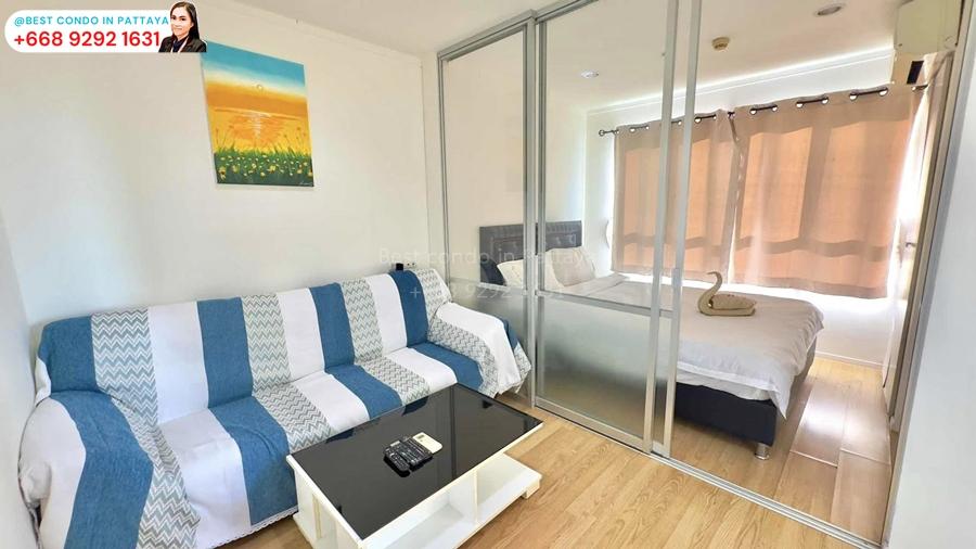 ✨ Hot sale Lumpini Ville Naklua Wong Amat Condo ✨ 22 sqm, 24th Floor, Building B #PropertyCode464