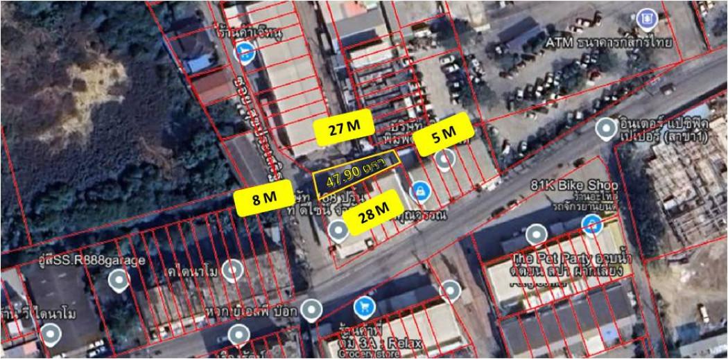 ขาย ที่ดิน เปล่า ซอยเพชรเกษม 63-69 แปลงมุม 47.9 ตรว เข้าออกได้2ทาง ใกล้เเหล่งชุมชน
