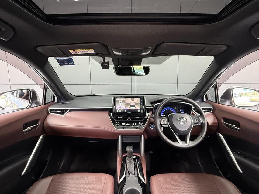 2021 TOYOTA COROLLA CROSS, 1.8 HYBRID PREMIUM SAFETY โฉม ปี20-ปัจจุบัน ตัวท๊อป มือเดียวป้ายแดง ปี20 จด 21👉ไมล์แท้ 164,323 km. เข้าศูนย์ทุกระยะ รูปที่ 16