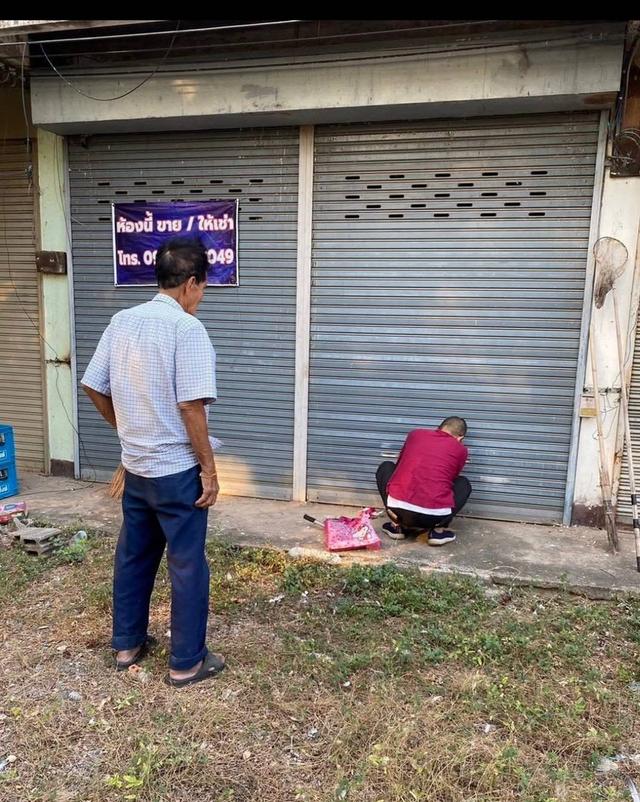 อาคารพาณิชย์ 2 ชั้น บน สองห้องนอน ล่างห้องโถง 1 ห้องน้ำ ติดตลาดแม่ลำใย วังโป่ง 2