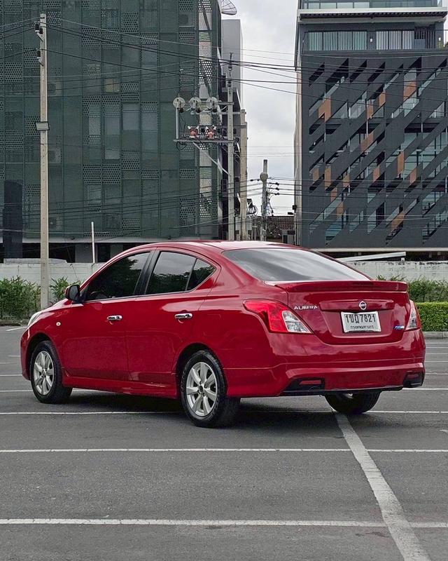 รหัสรถ QT7821 Nissan Almera 1.2 E เกียร์ Auto สีแดง ปี 2013 6