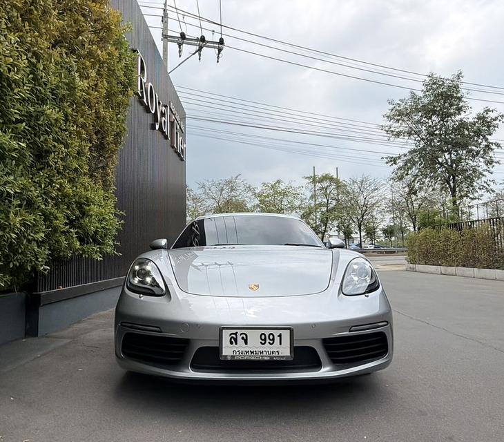 รหัสรถ AP991 Porsche Cayman 718  ปี2019 สี gt silver metallic รูปที่ 2