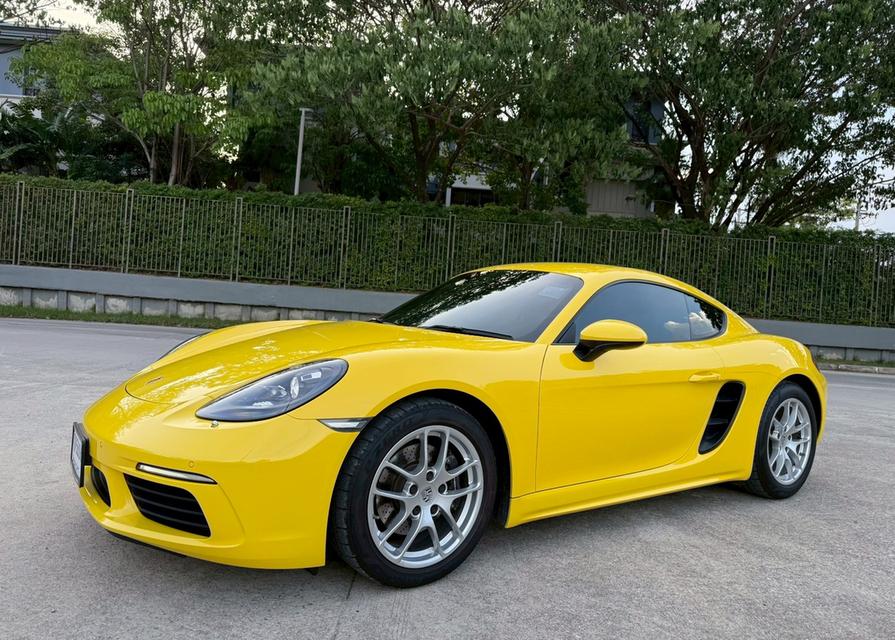 Porsche 718 Cayman ปี 2017 สีเหลืองหายาก รถมือเดียว รถศูนย์ AAS Warranty ศูนย์เหลือถึง 492026