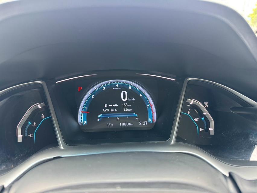 Honda Civic 1.8EL I-Vtec ปี 2017 AT สีเทา รูปที่ 16