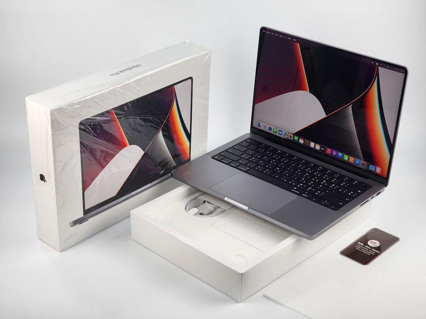 รูป ขาย/แลก Macbook Pro 14-inch 2021 M1Pro 16/512 ศูนย์ไทย อายุ 2 วัน สภาพใหม่มาก แท้ ครบยกกล่อง เพียง 62,900 บาท 1