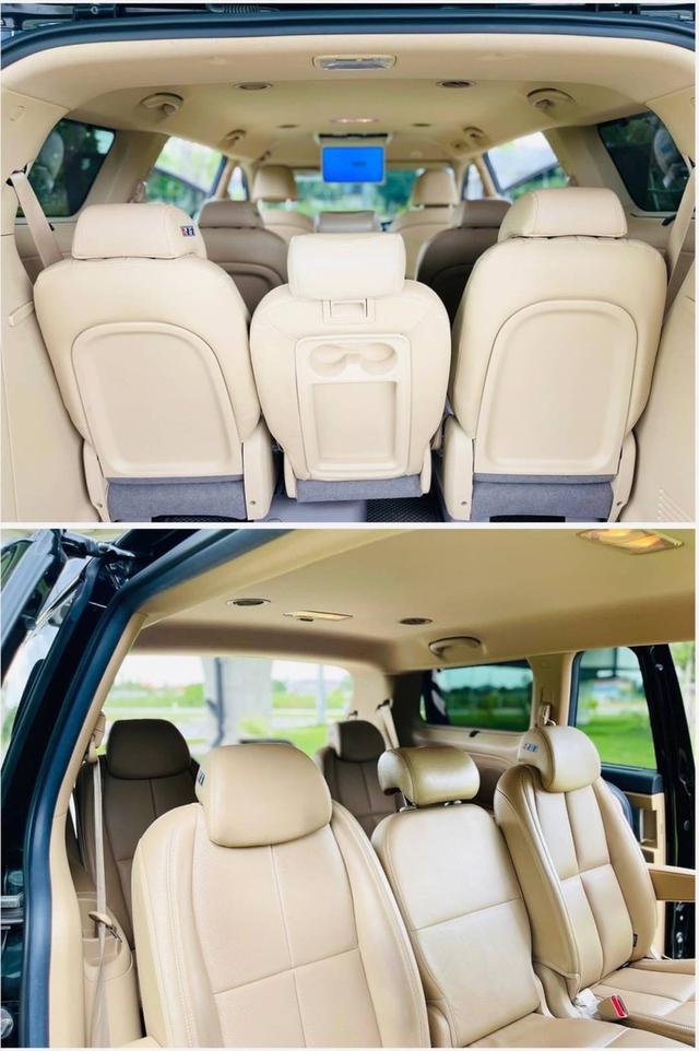 KIA GRAND CARNIVAL EX CRDI 2017 จด18 สีดำ ภายในสีเบจ รถมือเดียว 8