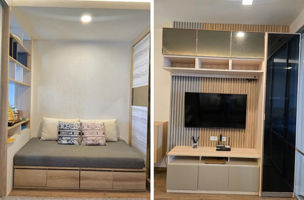 Condo U Delight Residence Riverfront Rama 3 แบบ 1 ห้องนอน ชั้น18 วิวแม่น้ำ เฟอร์ built-in 3