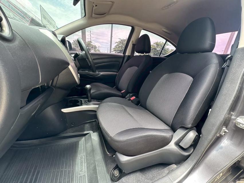 Nissan Almera 1.2E ปี2016 AT สีเทา รูปที่ 8