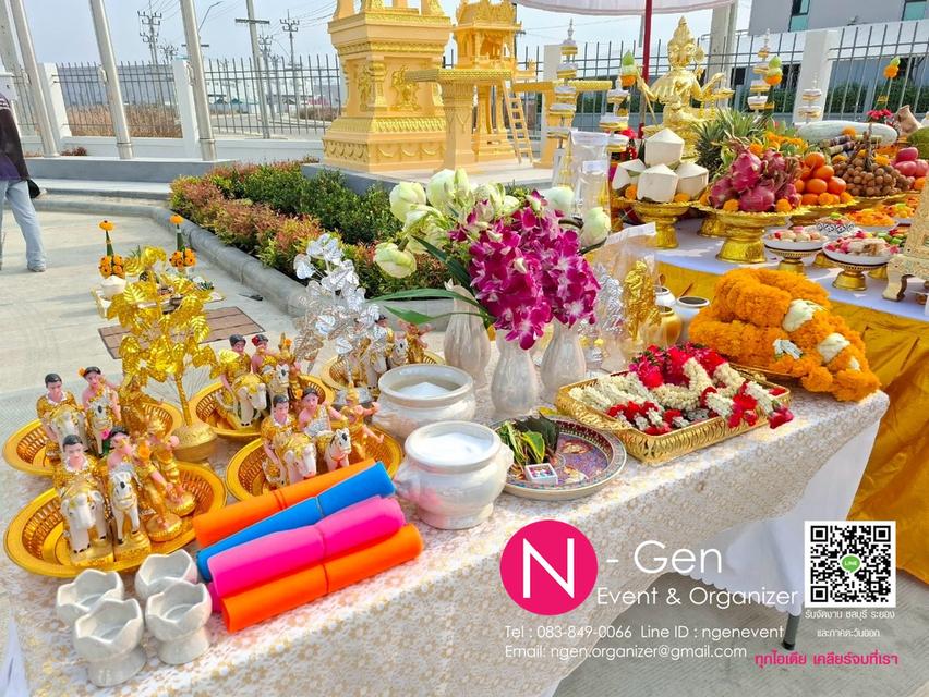 พิธีตั้งศาลพรหม ศาลเทพ ศาลเทพารักษ์และศาลเจ้าที่ พิธีพุทธาภิเษก พิธีถอนศาลต่าง ๆ ชลบุรี ศรีราชา พัทยา ระยอง 15