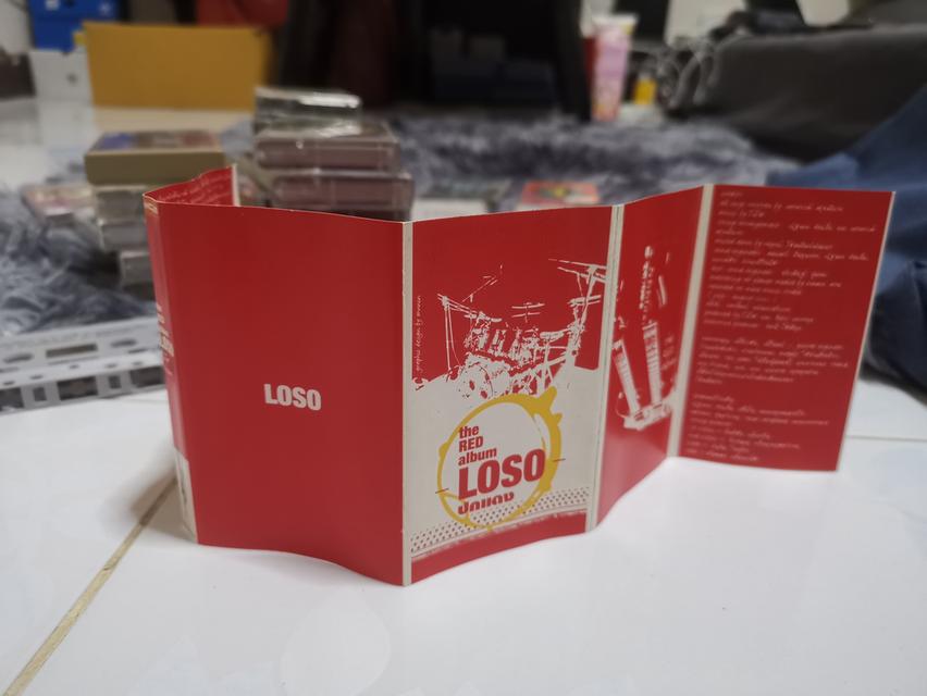 ม้วนเทปโลโซปกแดง ปกกางได้ สภาพดีมาก