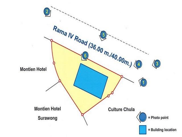 ขาย ให้เช่า ที่ดินพร้อมอาคาร โชว์รูม 304 ตร.ว. ติดถนนพระราม 4 เขตบางรัก ใกล้ MRT สามย่าน MRTสีลม สวนลุมพินี ถนนพระรามที่ 4 แขวงสี่พระยา เขตบางรัก 9