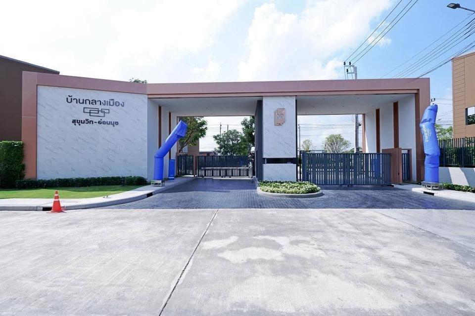 ขาย 🏢 ทาวน์โฮม 3 ชั้นหลังริม สภาพใหม่ไม่เคยเข้าอยู่ โครงการ บ้านกลางเมือง สุขุมวิท-อ่อนนุช 💥ฟรีของแถม แอร์ใหม่ 1 เครื่อง และ ประตู Digital lock บ้าน 10