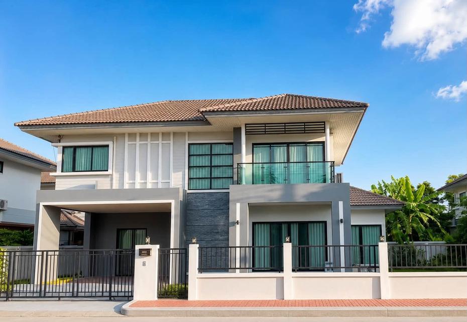 เช่าบ้านเดี่ยว 4 ห้องนอน 4 ห้องน้ำ ธัญบุรี คลอง 6 โครงการ บ้านบุญยกร เลคพาร์ค 1