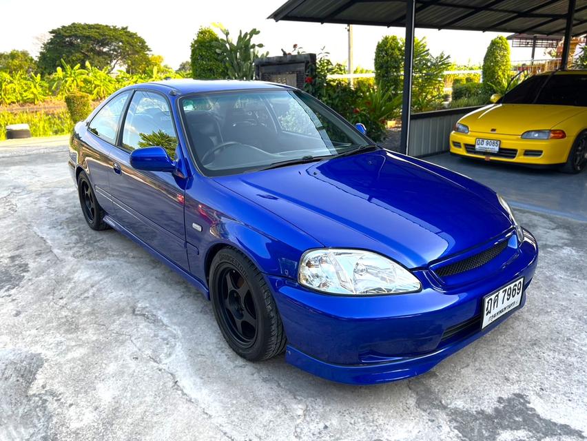 ส่งต่อ CIVIC COUPE ปี 2000 หล่อๆ สีสดเงาจัด เคลือบแก้ว ภาษี68 อะไหล่เบิกใหม่ 