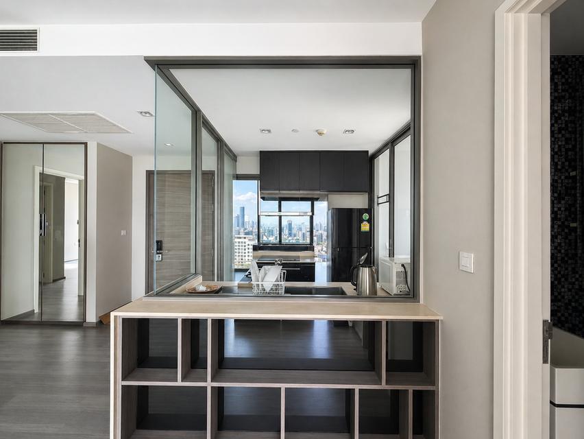 Condo for Rent 2 ห้องนอน มีครัวแยก วิวสวย ติด BTS พระโขนง 9