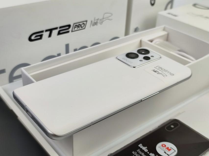 ขาย/แลก Realme GT 2 Pro 5G 12/256 Paper White ศูนย์ไทย ประกันศูนย์ 03/2566 สวยมาก Snapdragon8 Gen1 เพียง 20,900 บาท  2