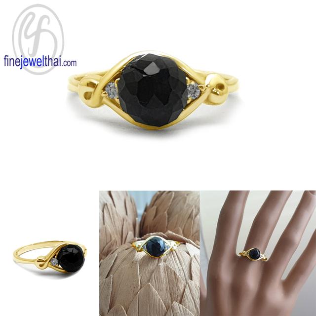 Finejewelthai แหวนนิลแท้ สไตล์วินเทจ R1365on รูปที่ 4