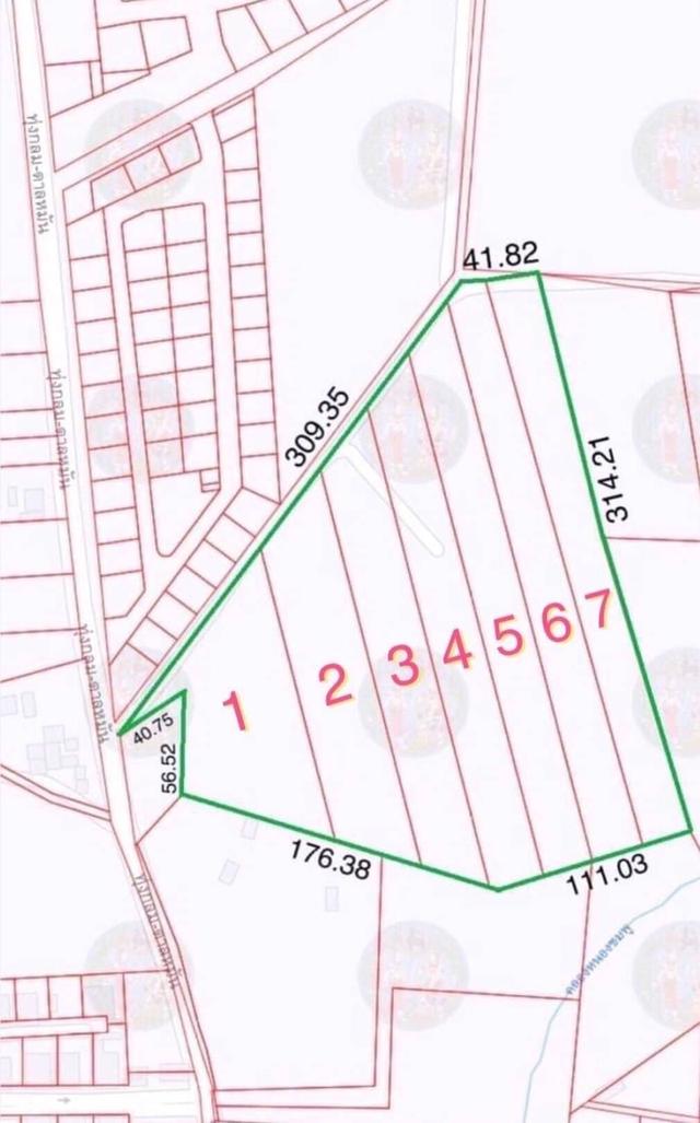 ขายที่ดินเปล่าห้วยใหญ่-ทุ่งกลมตาลหมัน เนื้อที่ 35-1-48 ไร่ 7