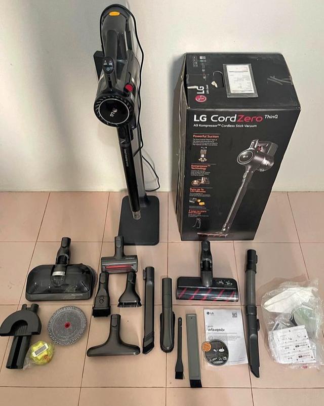 เครื่องดูดฝุ่นไร้สาย LG CordZero thing A9     kompressor stick Vacuum Top  1