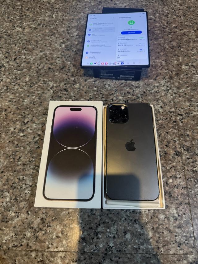 ขายๆๆๆถูกๆๆไอโฟน14Proสีใหม่หายากPurple 128กิ๊กยกกล่องอีมี่ตรงสภาพสวยๆใช้งานปกติหมดทุกๆฟังชั่นเครื่องรีสโตได้ตลอดไม่มีติดไอคราว  ( สูนไทยแท้เดิมๆหายากม 2