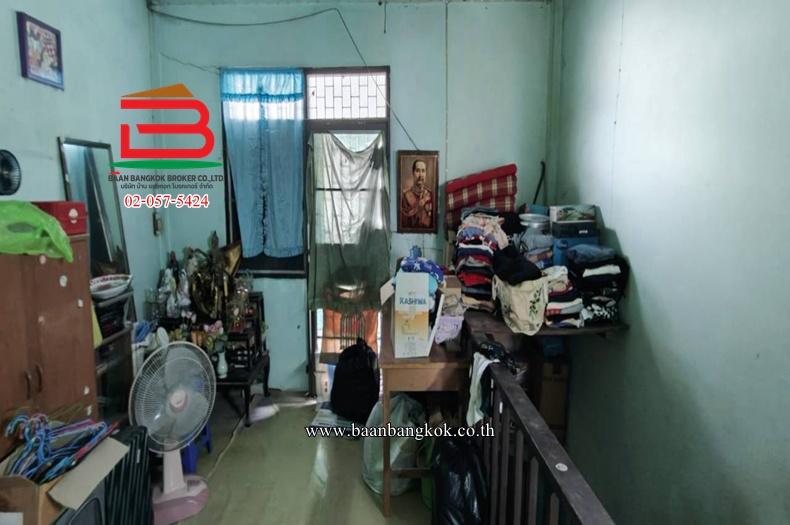 ตึกแถว 2 ชั้น ซอยเจริญนคร 78 (ใกล้สำนักงานเขตธนบุรี) เนื้อที่ 11.6 ตรว. แขวงบุคคโล เขตธนบุรี 3