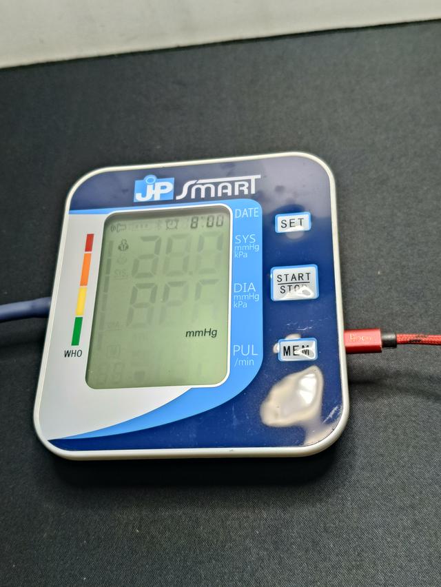 เครื่องวัด ดิจิทัล JP SMART หน้าจอใหญ่ พร้อมผ้าพันแขน สภาพดีพร้อมใช้งาน เสียงภาษาไทย รูปที่ 8