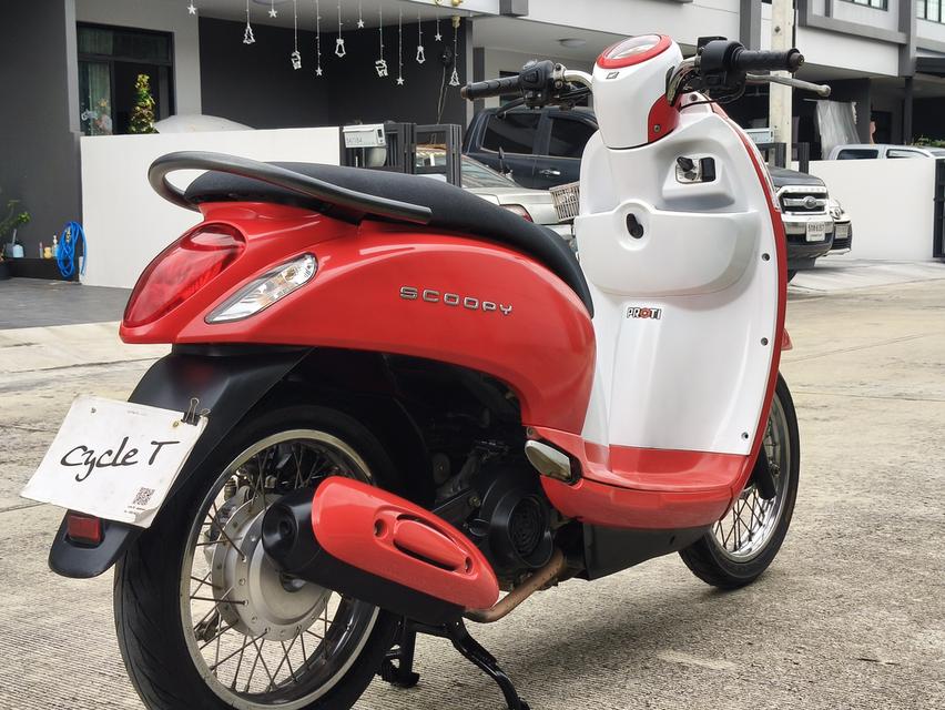 Honda Scoopy i หัวฉีด ปี2012 สี แดง ขาว 13