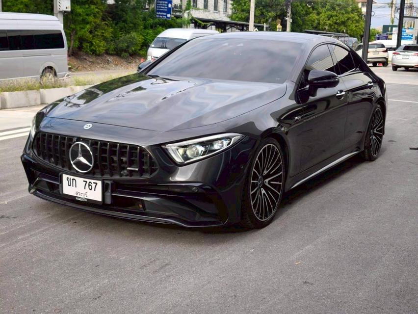 รหัสรถ KPV767 2023 BENZ CLS-53 AMG Facelift สีเทาดำ Miles 21,XXX KM รถสวยเหมือนใหม่